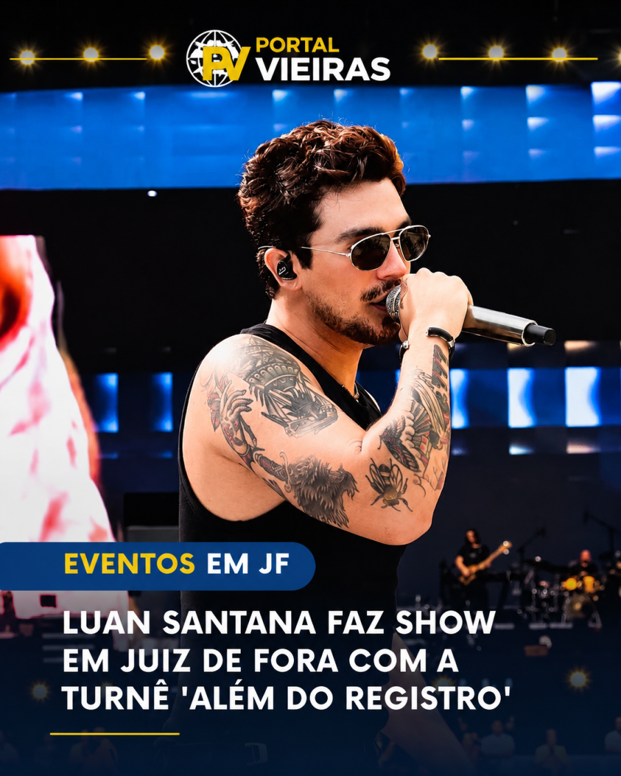 Luan Santana confirma show em Juiz de Fora com a turnê “Além do Registro”
